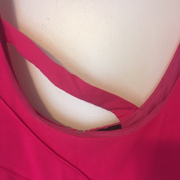 NWOT Point Zero Neon Pink Sheath Sleeveless Dress - Picture 3 of 8